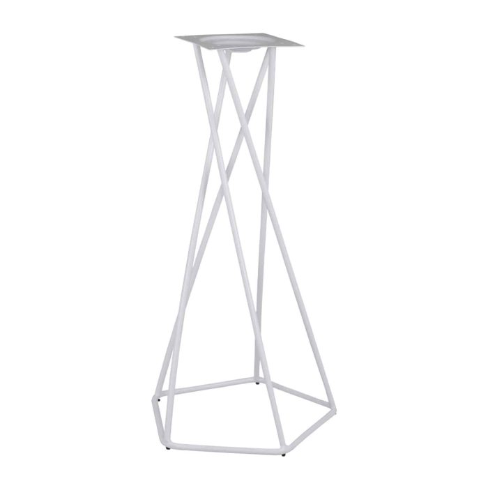ΒΑΣΗ ΣΤΑΝΤ TS968 ΛΕΥΚΟ 52x49,5x102,5 εκ. - Image 1