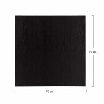ΕΠΙΦΑΝΕΙΑ ΤΡΑΠΕΖΙΟΥ ΑΠΟ MDF 70Χ70 εκ. ΜΑΥΡΗ FB98438.02 - Image 2