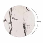 ΕΠΙΦΑΝΕΙΑ ΤΡΑΠΕΖΙΟΥ Φ60Χ2.5εκ. MARBLE WHITE GREY 5657 FB95227.11 - Image 2
