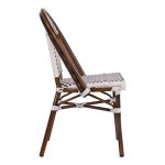 ΚΑΡΕΚΛΑ ΑΛΟΥΜΙΝΙΟΥ BAMBOO ΜΕ ΛΕΥΚΟ ΜΑΥΡΟ FB95566.01 45x54x90Υεκ. - Image 4