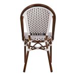 ΚΑΡΕΚΛΑ ΑΛΟΥΜΙΝΙΟΥ BAMBOO ΜΕ ΛΕΥΚΟ ΜΑΥΡΟ FB95566.01 45x54x90Υεκ. - Image 6