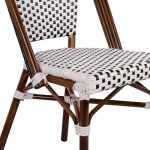 ΚΑΡΕΚΛΑ ΑΛΟΥΜΙΝΙΟΥ BAMBOO ΜΕ ΛΕΥΚΟ ΜΑΥΡΟ FB95566.01 45x54x90Υεκ. - Image 7