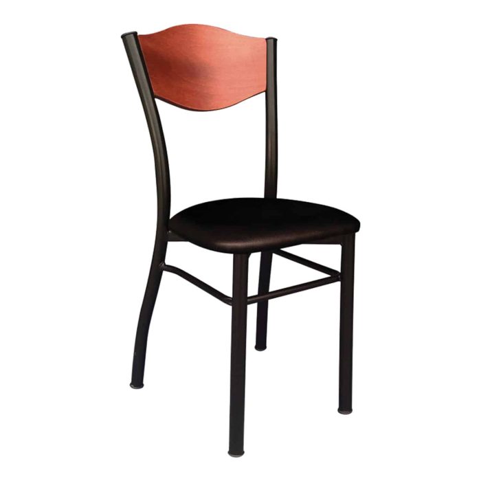 ΚΑΡΕΚΛΑ ΜΕΤΑΛΛΙΚΗ ΜΕ ΞΥΛΙΝΗ ΠΛΑΤΗ TS512 43X50X86 εκ. - Image 1