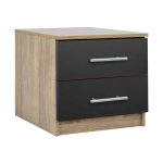 ΚΟΜΟΔΙΝΟ ΜΕΛΑΜΙΝΗΣ FB92220.04 SONAMA ΓΚΡΙ 48X40X41Υ εκ.