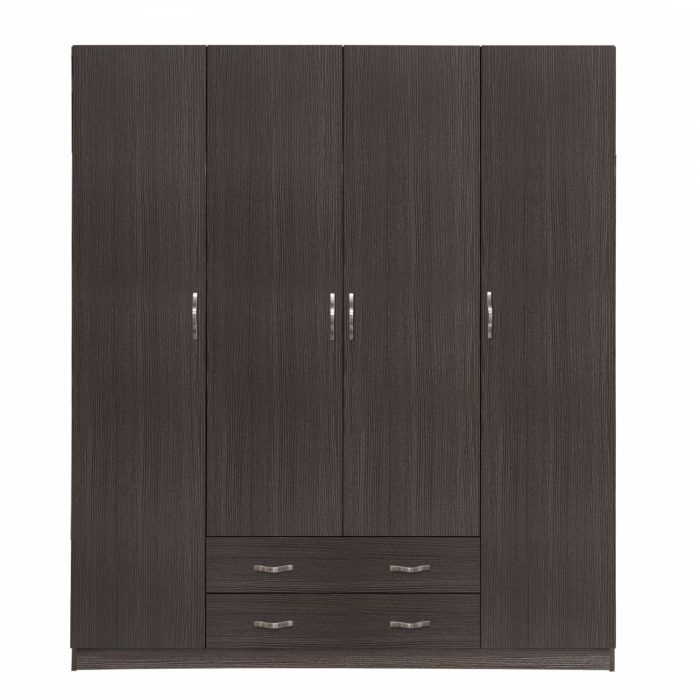 ΝΤΟΥΛΑΠΑ 4ΦΥΛΛΗ ΜΕ 2 ΣΥΡΤΑΡΙΑ 200x55.5x180Υ εκ. FB9353.01 ZEBRANO - Image 1