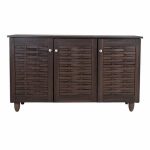 ΠΑΠΟΥΤΣΟΘΗΚΗ ΝΤΟΥΛΑΠΙ 3 ΠΟΡΤΕΣ FB92211.01 WENGE 114Χ34Χ68εκ. - Image 3