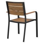 ΠΟΛΥΘΡΟΝΑ ΑΛΟΥΜΙΝΙΟΥ ΑΝΘΡΑΚΙ ΜΕ POLYWOOD FB95127.02 55x56x85Υεκ. - Image 5