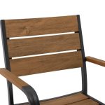 ΠΟΛΥΘΡΟΝΑ ΑΛΟΥΜΙΝΙΟΥ ΑΝΘΡΑΚΙ ΜΕ POLYWOOD FB95127.02 55x56x85Υεκ. - Image 8