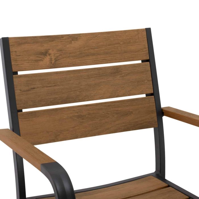 ΠΟΛΥΘΡΟΝΑ ΑΛΟΥΜΙΝΙΟΥ ΑΝΘΡΑΚΙ ΜΕ POLYWOOD FB95127.02 55x56x85Υεκ. - Image 8