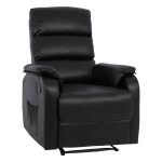ΠΟΛΥΘΡΟΝΑ ΜΕ ΑΝΑΚΛΙΣΗ ΚΑΙ MASSAGE FB98316.01 ΜΑΥΡΟ PU 78x97x97 εκ.