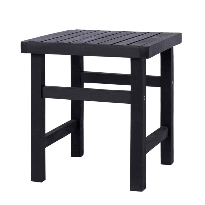 ΣΚΑΜΠΩ ΤΡΑΠΕΖΑΚΙ ΜΑΥΡΟ KOLI 40Χ40X45Υ εκ. FB9289.04 - Image 1
