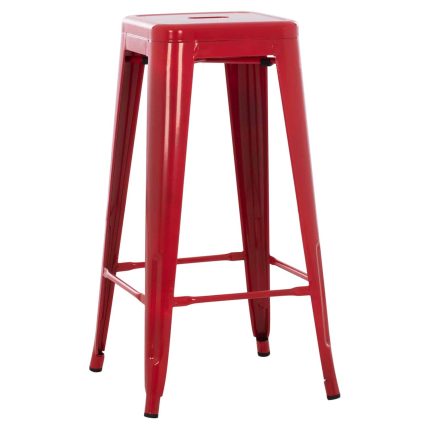ΣΚΑΜΠΟ BAR ΜΕΤΑΛΛΙΚΟ ΣΕ ΚΟΚΚΙΝΟ FB98642.04 43x43x78Y εκ.