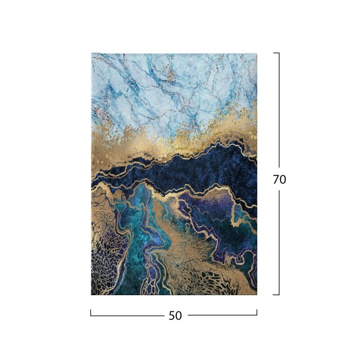 ΠΙΝΑΚΑΣ ΚΑΜΒΑΣ MARBLEIZED EFFECT FB97196.02 50X3X70 εκ. - Image 2