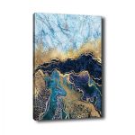 ΠΙΝΑΚΑΣ ΚΑΜΒΑΣ MARBLEIZED EFFECT FB97196.02 50X3X70 εκ. - Image 3