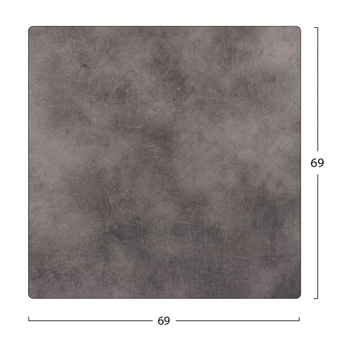 ΕΠΙΦΑΝΕΙΑ ΤΡΑΠΕΖΙΟΥ HPL FB95838.12 CEMENT 69x69 εκ. ΠΑΧΟΥΣ 12mm. - Image 2