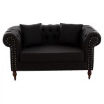 ΚΑΝΑΠΕΣ 2ΘΕΣΙΟΣ ΣΕ ΧΡΩΜΑ ΚΑΦΕ CIELLE FB93184.03 152x85x80 εκ. - Image 3