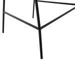 MEDIUM HEIGHT STOOL FB98734.01 GRAY VELVET WITH BLACK FRAME 60x55x100Y cm. - Image 10