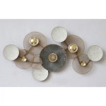 ΜΕΤΑΛΛΙΚΟ ΔΙΑΚΟΣΜΗΤΙΚΟ ΤΟΙΧΟΥ FB97165 ΧΡΥΣΟ ΛΕΥΚΟ 91x6x50Y εκ.