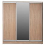 ΝΤΟΥΛΑΠΑ 3ΦΥΛΛΗ ΣΥΡΟΜΕΝΗ ΜΕ ΚΑΘΡΕΠΤΗ SONAMA OAK FB92435 200X60X210Υεκ - Image 3