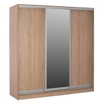 ΝΤΟΥΛΑΠΑ 3ΦΥΛΛΗ ΣΥΡΟΜΕΝΗ ΜΕ ΚΑΘΡΕΠΤΗ SONAMA OAK FB92435 200X60X210Υεκ