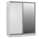 ΝΤΟΥΛΑΠΑ ΜΕΛΑΜΙΝΗΣ ΛΕΥΚΗ ΜΕ ΚΑΘΡΕΠΤΗ FB92437.03  180X60X210Υεκ. - Image 3