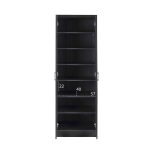 ΠΑΠΟΥΤΣΟΘΗΚΗ ΞΥΛΙΝΗ ΜΕ 6 ΡΑΦΙΑ 60X43X180.5εκ. ZEBRANO FB2379.01 - Image 3