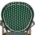 ΣΚΑΜΠΟ ΑΛΟΥΜΙΝΙΟΥ ΜΕ WICKER ΠΡΑΣΙΝΟ ΛΕΥΚΟ FB95794.01 56x60x126 εκ. - Image 7