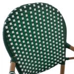 ΣΚΑΜΠΟ ΑΛΟΥΜΙΝΙΟΥ ΜΕ WICKER ΠΡΑΣΙΝΟ ΛΕΥΚΟ FB95794.01 56x60x126 εκ. - Image 8