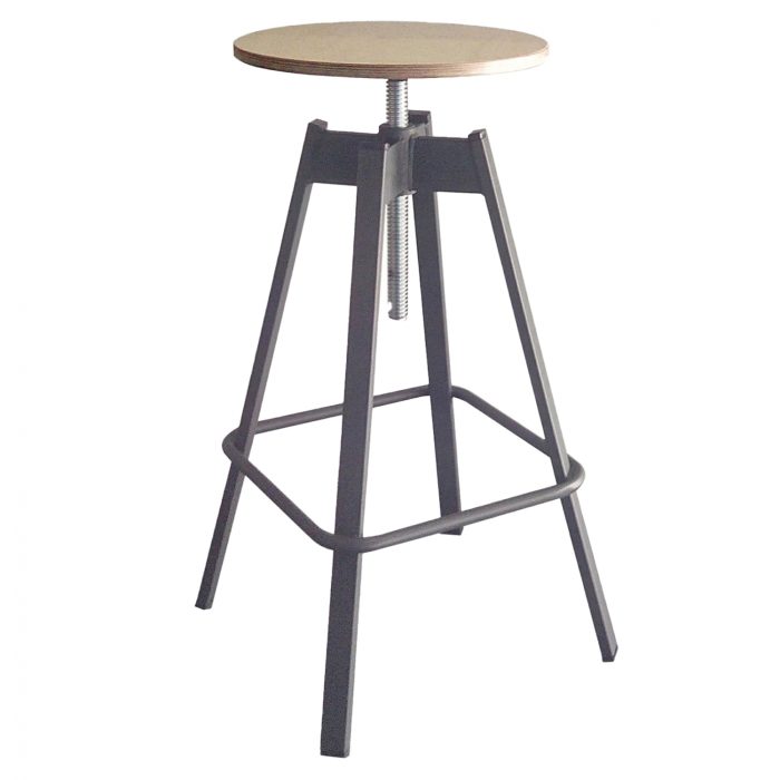 ΣΚΑΜΠΩ ΜΕΤΑΛΙΚΟ ΜΕ ΒΙΔΑ Η/Β ΚΟΜΠΛΕ TS494-Η/Β 43x43x75εκ. - Image 1