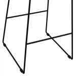 ΣΚΑΜΠΟ ΜΕΤΑΛΛΙΚΟ FB95641 ΜΕ WICKER ΣΕ ΜΠΕΖ ΑΠΟΧΡΩΣΗ 49x50x76 εκ. - Image 6