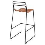 ΣΚΑΜΠΟ ΜΕΤΑΛΛΙΚΟ FB95642 ΜΕ WICKER ΣΕ ΜΠΕΖ ΑΠΟΧΡΩΣΗ 48x53x100 εκ. - Image 5