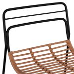 ΣΚΑΜΠΟ ΜΕΤΑΛΛΙΚΟ FB95642 ΜΕ WICKER ΣΕ ΜΠΕΖ ΑΠΟΧΡΩΣΗ 48x53x100 εκ. - Image 7