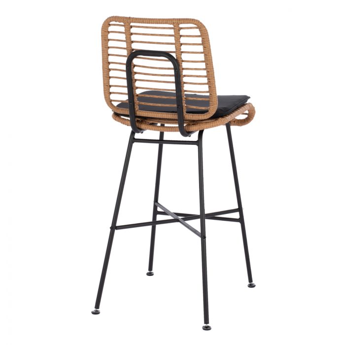 ΣΚΑΜΠΟ ΜΕΤΑΛΛΙΚΟ ΜΕ ΜΑΞΙΛΑΡΙ FB95708 ΜΕ WICKER ΜΠΕΖ 45Χ46.5Χ115Υ εκ. - Image 5