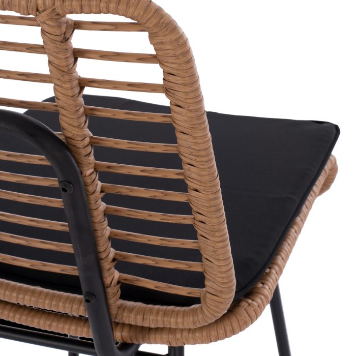 ΣΚΑΜΠΟ ΜΕΤΑΛΛΙΚΟ ΜΕ ΜΑΞΙΛΑΡΙ FB95708 ΜΕ WICKER ΜΠΕΖ 45Χ46.5Χ115Υ εκ. - Image 7