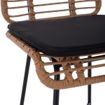 ΣΚΑΜΠΟ ΜΕΤΑΛΛΙΚΟ ΜΕ ΜΑΞΙΛΑΡΙ FB95708 ΜΕ WICKER ΜΠΕΖ 45Χ46.5Χ115Υ εκ. - Image 8
