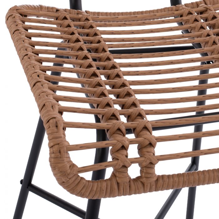 ΣΚΑΜΠΟ ΜΕΤΑΛΛΙΚΟ ΜΕ ΜΑΞΙΛΑΡΙ FB95708 ΜΕ WICKER ΜΠΕΖ 45Χ46.5Χ115Υ εκ. - Image 9