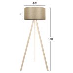 ΦΩΤΙΣΤΙΚΟ ΔΑΠΕΔΟΥ ΧΡΥΣΟ FB97578.09 Φ38x140 εκ. - Image 2