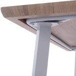 ΤΡΑΠΕΖΙ ΤΡΑΠΕΖΑΡΙΑΣ OFIRA 140X80 SONAMA ΜΕ ΛΕΥΚΑ ΠΟΔΙΑ FB98374.02 - Image 9