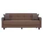 ΚΑΝΑΠΕΣ ΚΡΕΒΑΤΙ ΤΡΙΘΕΣΙΟΣ FB93245.01 ΜΠΕΖ 210x82x86 εκ. - Image 4