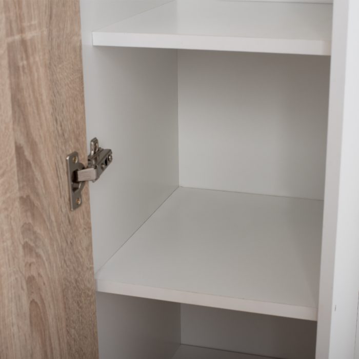ΕΠΙΠΛΟ ΕΙΣΟΔΟΥ ΜΕ ΚΑΘΡΕΠΤΗ FB92264 ΛΕΥΚΟ-SONAMA 70x37x181 εκ. - Image 9