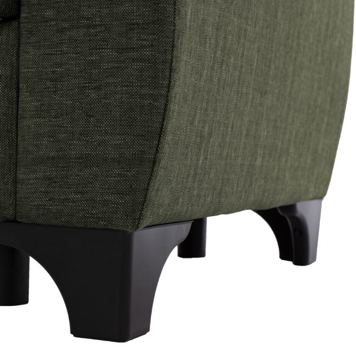ΚΑΝΑΠΕΣ ΚΡΕΒΑΤΙ TΡΙΘΕΣΙΟΣ ΨΗΛΗ ΠΛΑΤΗ DARK OLIVE FB93242.05 215x84x88Υεκ. - Image 10
