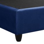 ΚΡΕΒΑΤΙ ΑΠΟ ΜΠΛΕ ΒΕΛΟΥΔΟ FB9638.05 ΓΙΑ ΣΤΡΩΜΑ 150x200 εκ. - Image 6