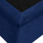 ΚΡΕΒΑΤΙ ΑΠΟ ΜΠΛΕ ΒΕΛΟΥΔΟ FB9638.05 ΓΙΑ ΣΤΡΩΜΑ 150x200 εκ. - Image 7