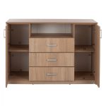 ΜΠΟΥΦΕΣ ΜΕ 2 ΝΤΟΥΛΑΠΙΑ Κ 3 ΣΥΡΤΑΡΙΑ SONAMA OAK FB92430 120X45X85Yεκ. - Image 3