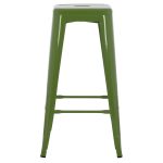 ΣΚΑΜΠΟ BAR ΜΕΤΑΛΛΙΚΟ ΣΕ LIGHT OLIVE GREEN FB98642.13 43x43x78 εκ. - Image 3