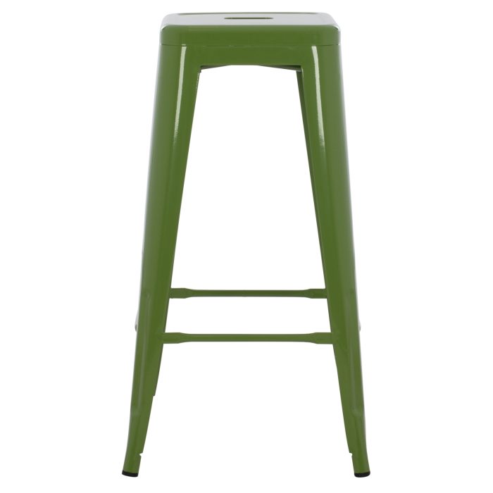 ΣΚΑΜΠΟ BAR ΜΕΤΑΛΛΙΚΟ ΣΕ LIGHT OLIVE GREEN FB98642.13 43x43x78 εκ. - Image 3