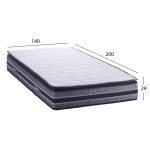 ΣΤΡΩΜΑ DREAMTOPIA FRANKLIN FB9657.140 BONNELL SPRING ΜΕ ΑΝΩΣΤΡΩΜΑ 140x200x29Yεκ. - Image 2