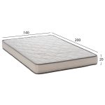 ΣΤΡΩΜΑ DREAMTOPIA ΣΕΙΡΑ RELIEF FB9653.140-200 BONNELL SPRING 140x200x20Y εκ. - Image 2