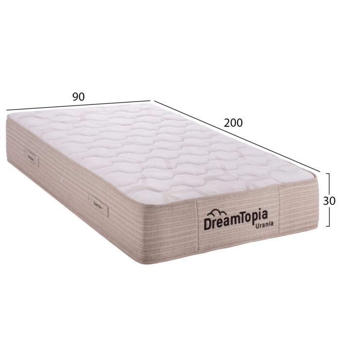 ΣΤΡΩΜΑ DREAMTOPIA ΣΕΙΡΑ URANIA FB9659.90-200 POCKET SPRING 90X200x30Yεκ. - Image 2