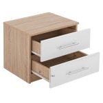 ΚΟΜΟΔΙΝΟ ΜΕΛΑΜΙΝΗΣ FB92220.06 SONAMA - ΛΕΥΚΟ 48x40,5x41,5 εκ. - Image 3